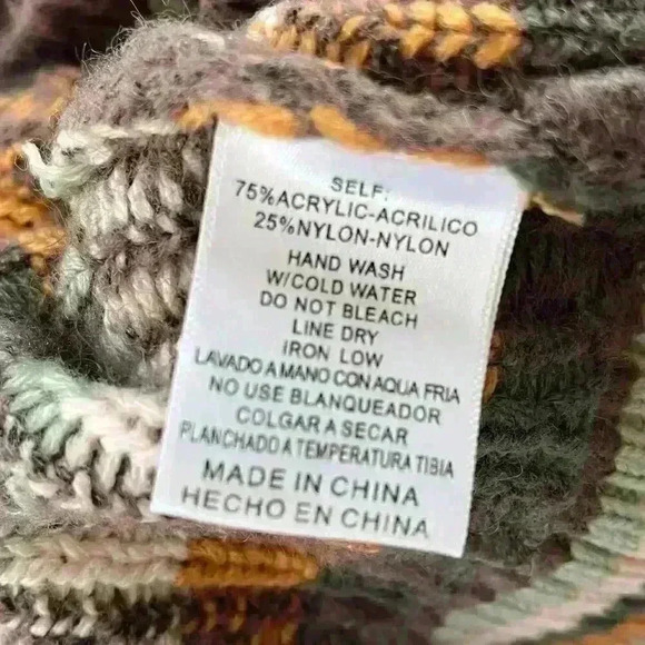 Listicle Knitted V-neck long sleeve Sweater - Picture 9 of 9